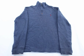 Polo by Ralph Lauren Embroidered Logo Blue Pullover Sweater Essential Wear Fashionable Design