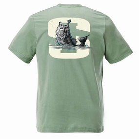 Soft and durable Performance Comfort Hooked Tee - Sage