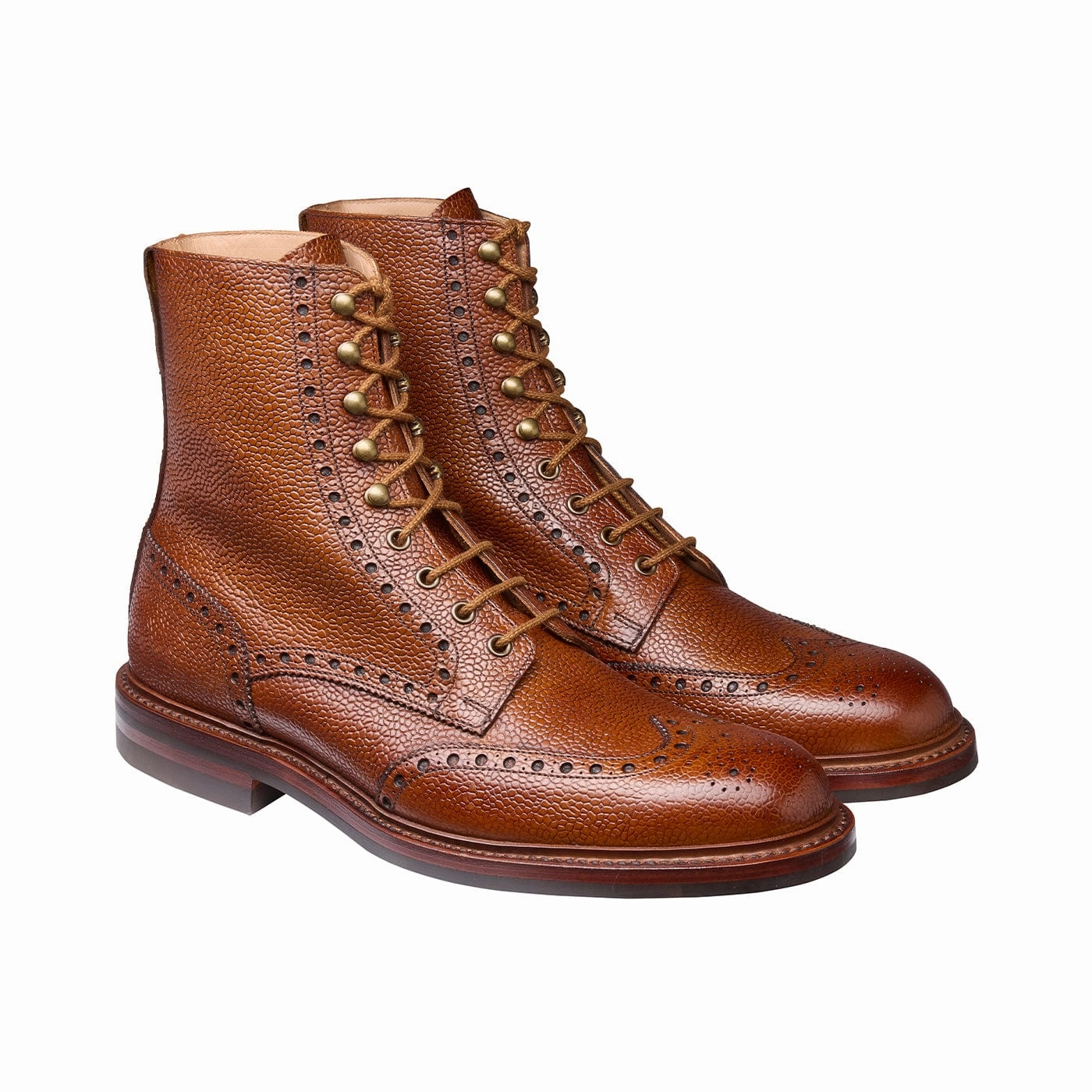Islay Tan Scotch Grain High Traction All Day Wear