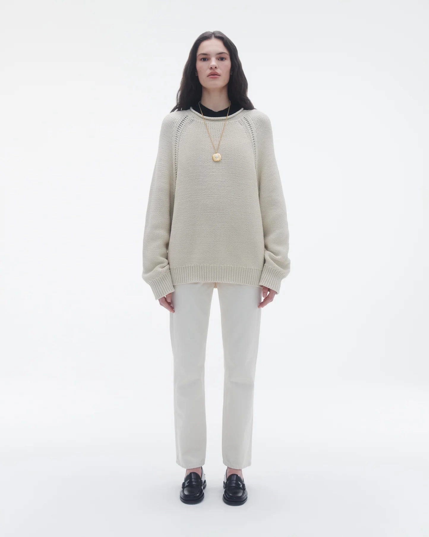 Trendy pick AntiPilling Finish Island Rollneck in Ecru