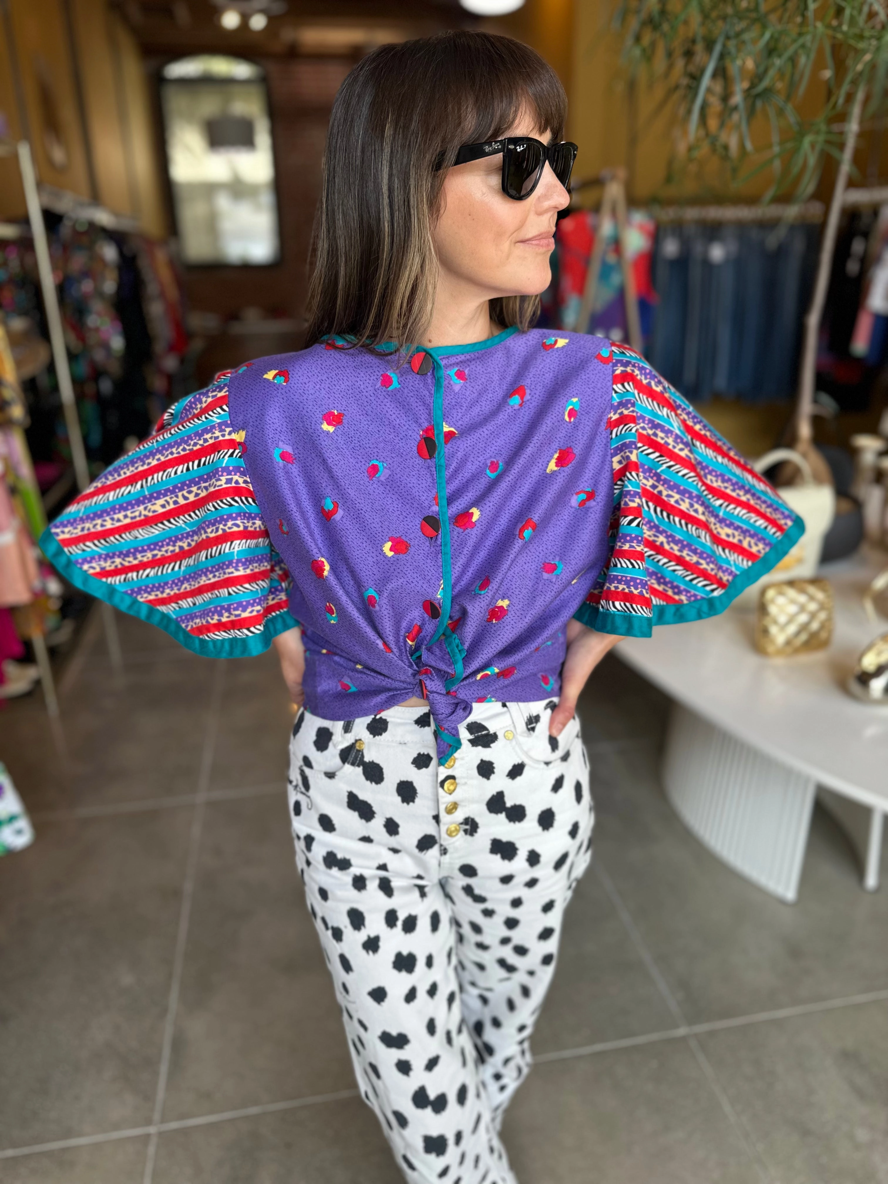 Seamless construction Jeanne Marc Blouse