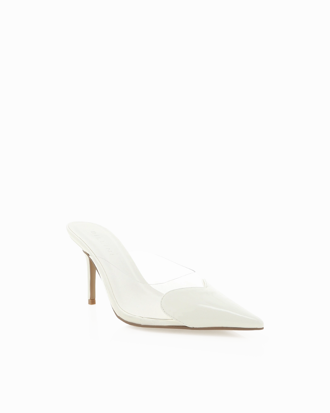 Night Style KARESS - WHITE PATENT-CLEAR