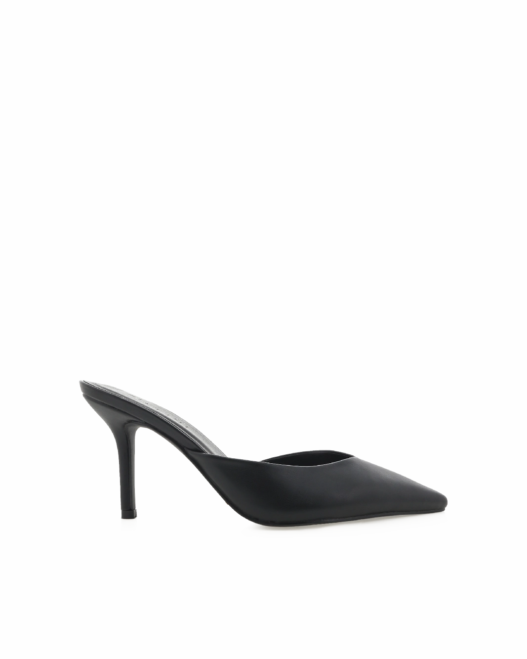 Open Back Heels Vibrant Tone KAREY - BLACK
