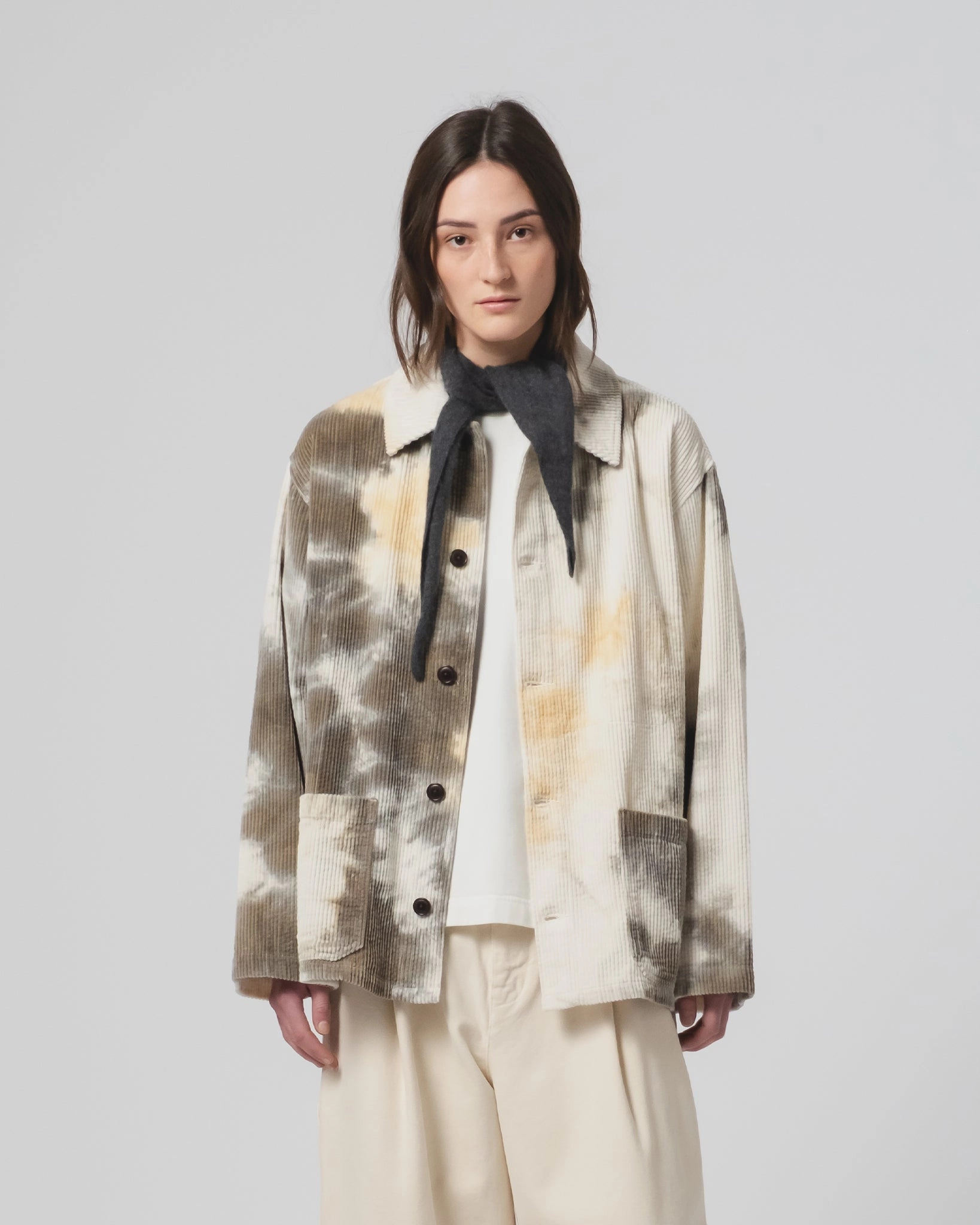 Bonded Seam Technology Coach Jacket Marsian Cord Aluminium