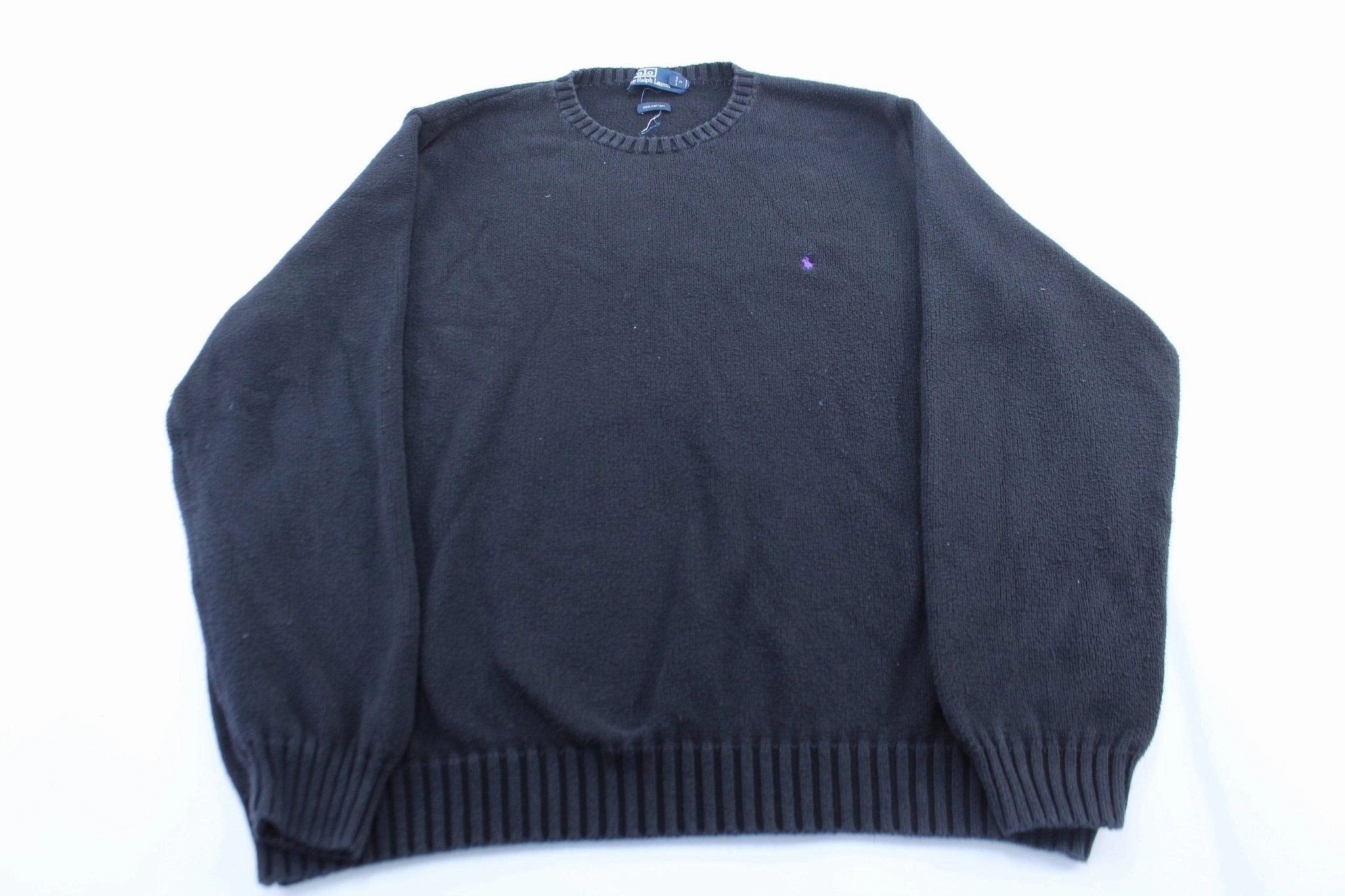 Polo by Ralph Lauren Black Knit Sweater product houndstooth sophistication