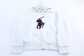 Timeless Layer Polo Ralph Lauren Embroidered White Pullover Hoodie