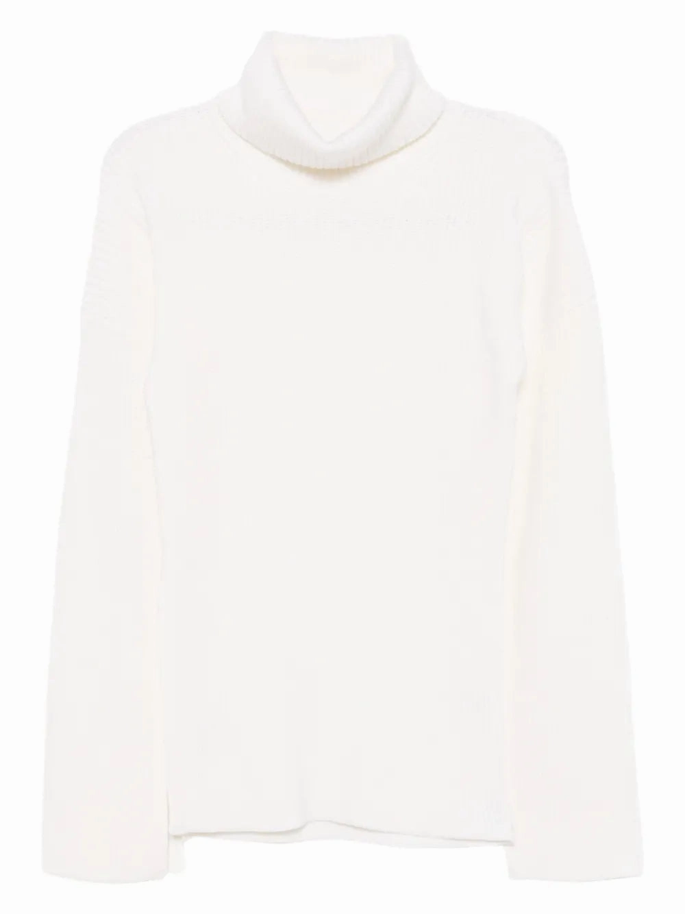 Slit Sleeve Knit in Ecru ShapeRetention Fabric