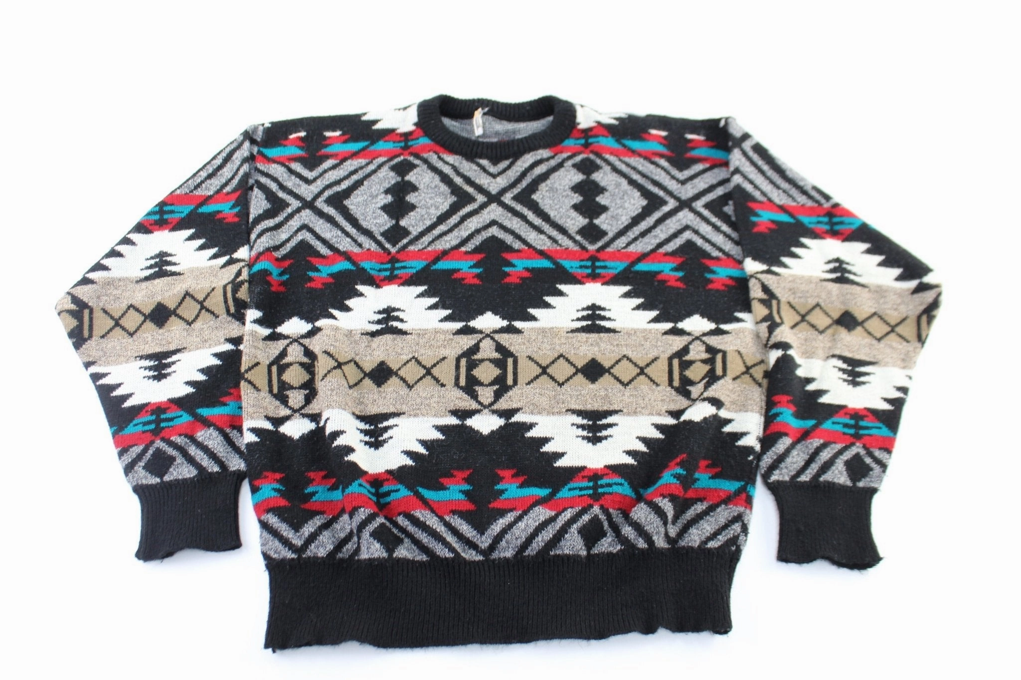 product home friendly comfort Fresh Sporty London Fog Acrylic Patterned Sweater