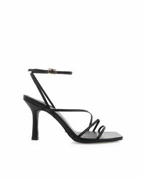 SYLVIA - BLACK Clean Finish Sexy Platform Heels