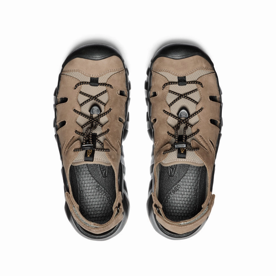 Men's Hyperport Fisherman Leather Sandal  |  Brindle/Oak Buff Fast Drying Leather