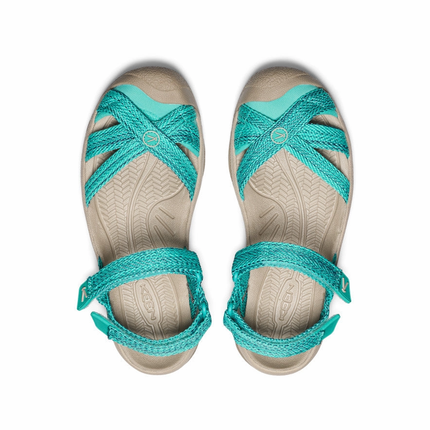 Women's Bali Strap Sandal  |  Bright Aqua Breezy Mood