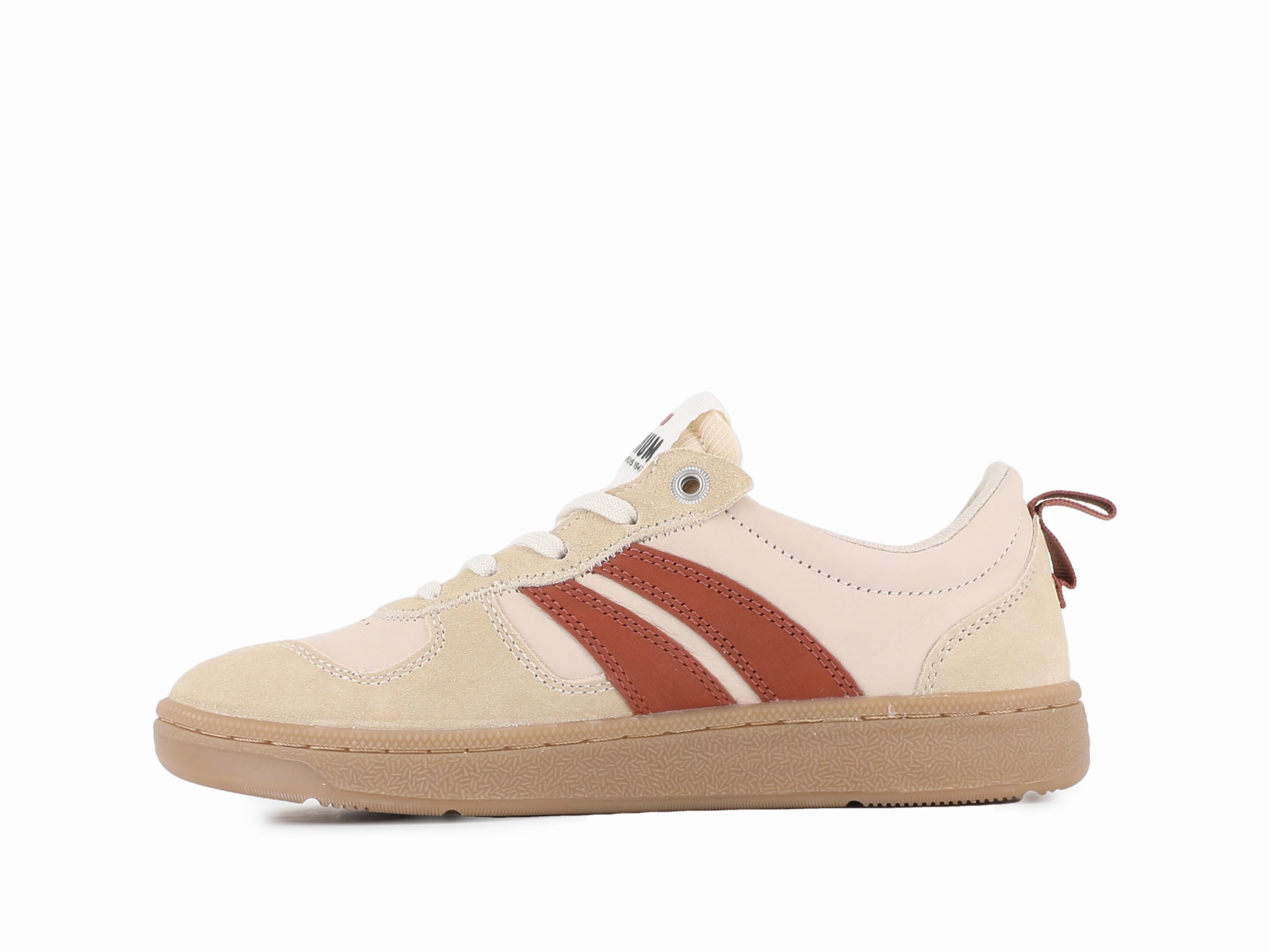 74484-137-M | PALLACUP FLAME OG | ALMOND MILK/BRICK Breathable Insole Cover