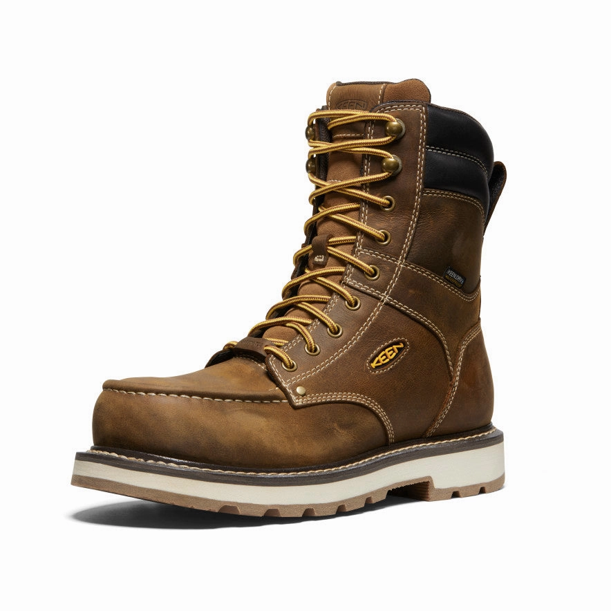 Men's Cincinnati 8" Waterproof 90?? Heel Boot (Carbon Toe)  |  Belgian/Sandshell Versatile Outfit