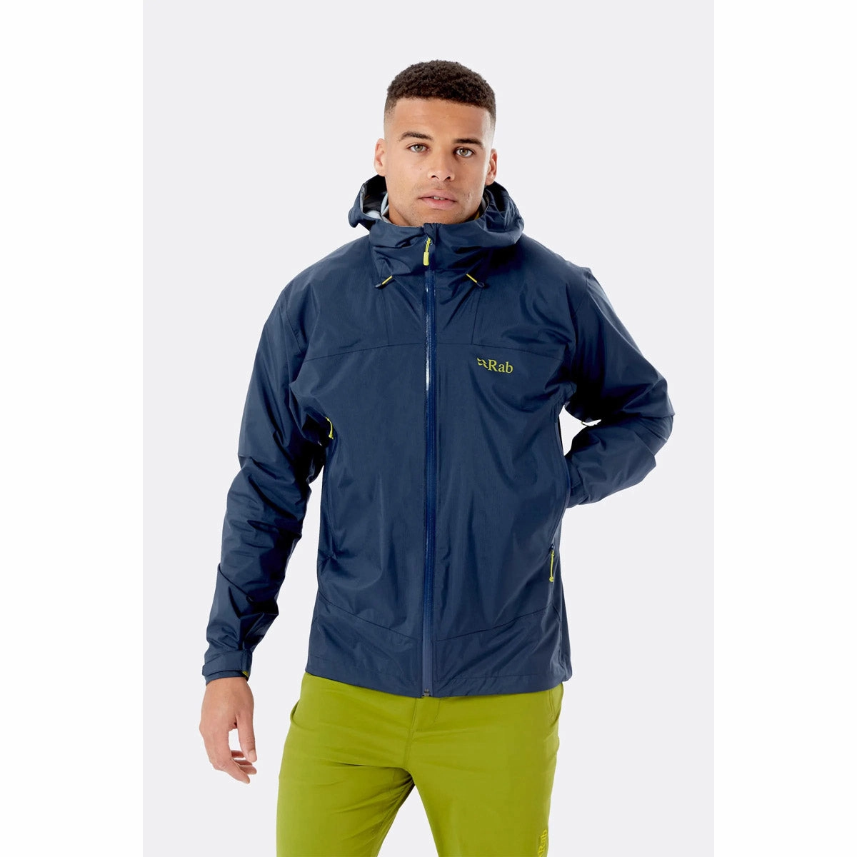 Men's Downpour Plus 2.0 Jacket Loop Fastened Hood Persist