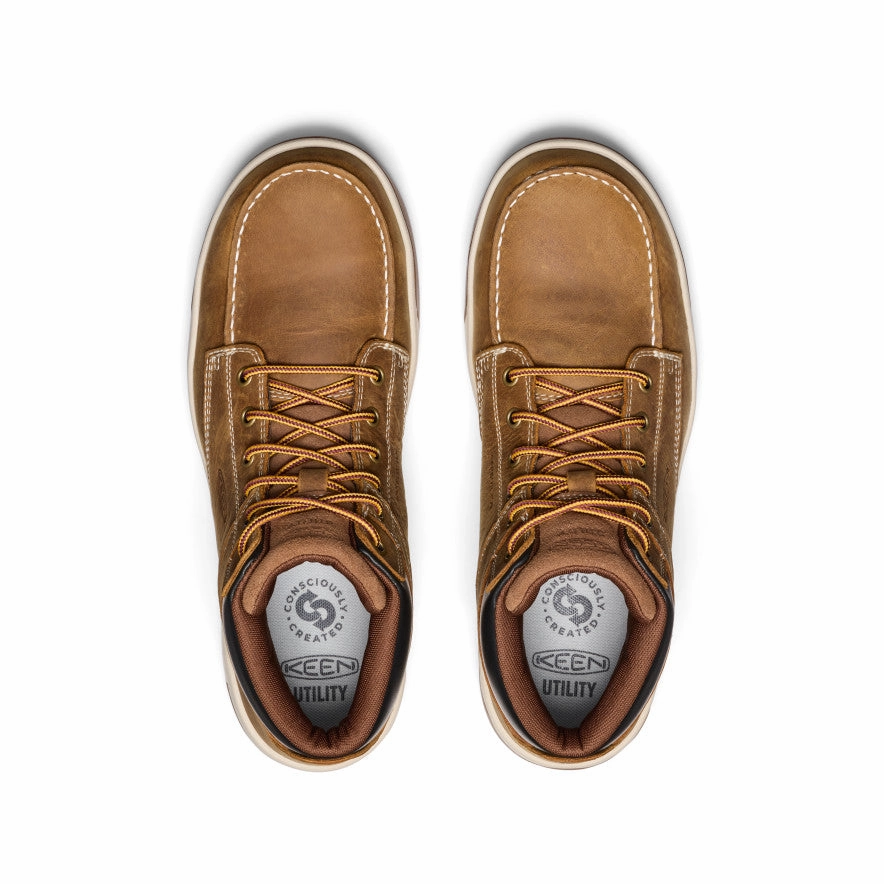 High-End Craftsmanship Heavy Duty Performance Men's Gibson Boot (Carbon Toe)  |  Belgian/Gum