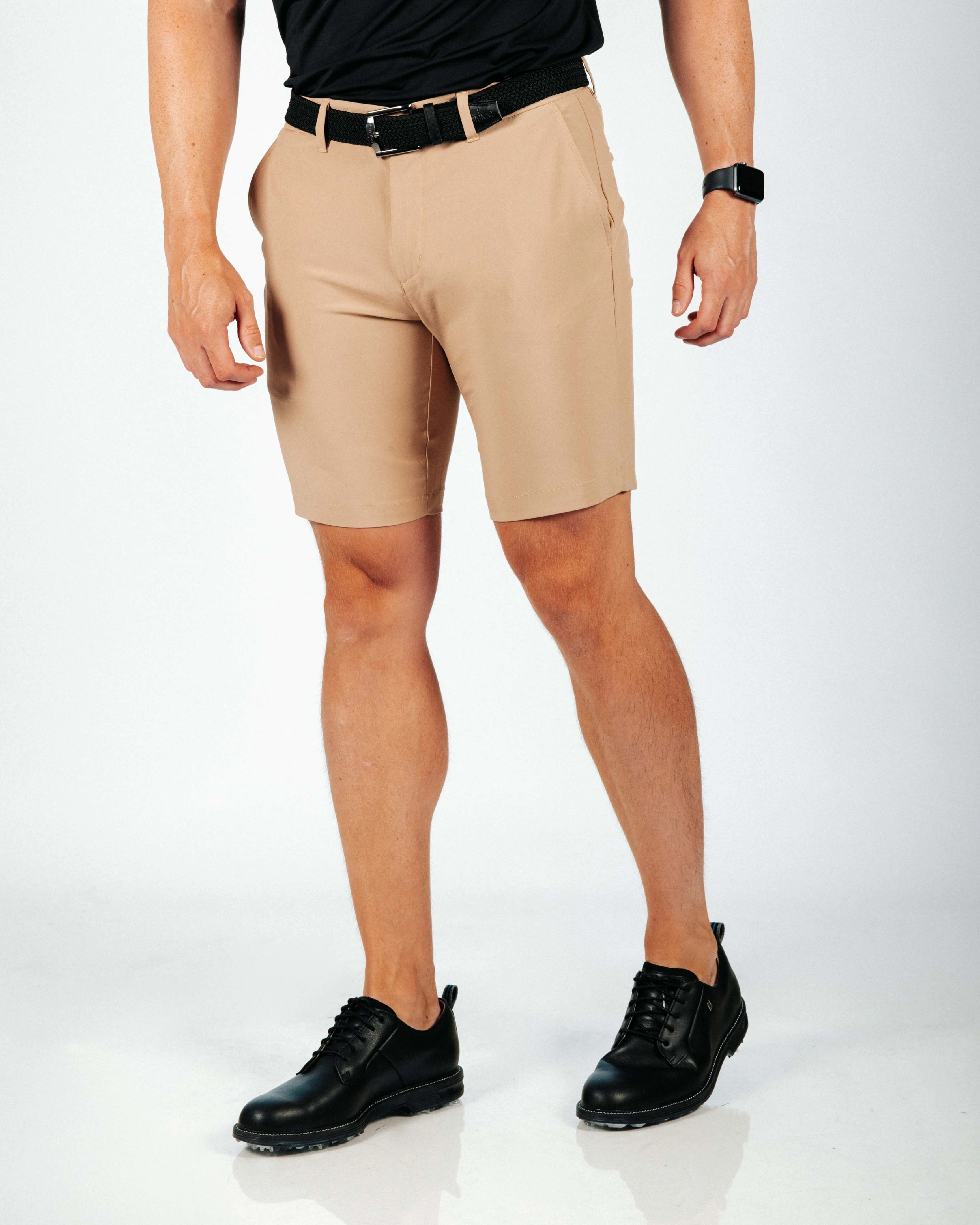 Father's Day gift Colorfast Treatment Men's Khaki Golf Shorts