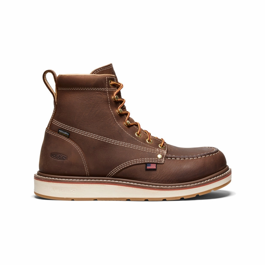 Men's Liberty 6" Waterproof Boot (Carbon Toe)  |  Chestnut/Gum Rugged Built Winter Walker