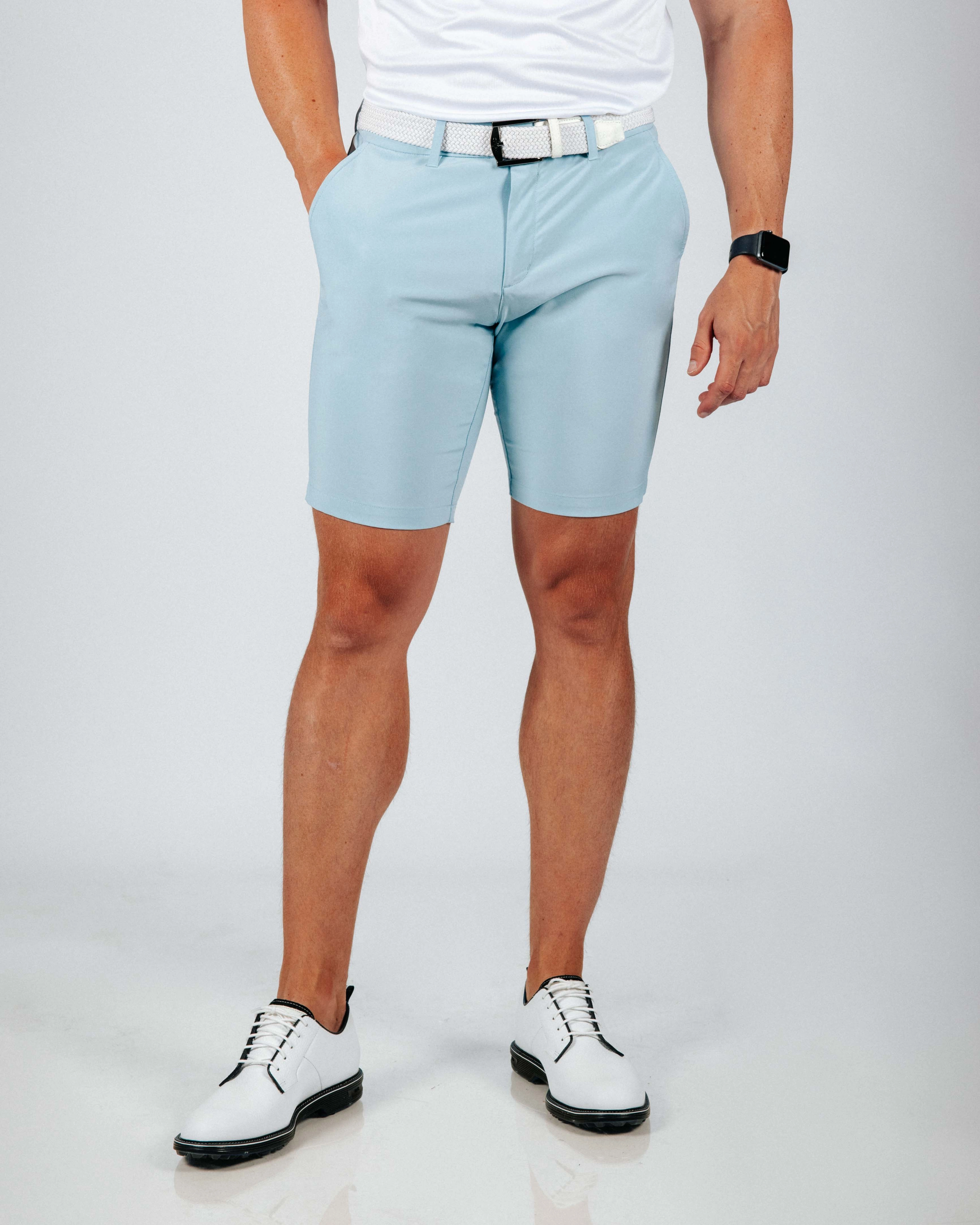 All Occasion earthy shades Men's Light Blue Golf Shorts