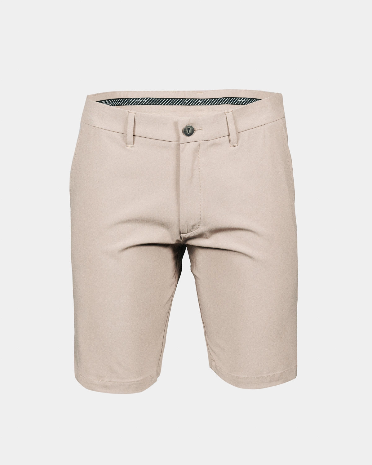Travel Essential Men's Light Brown Golf Shorts