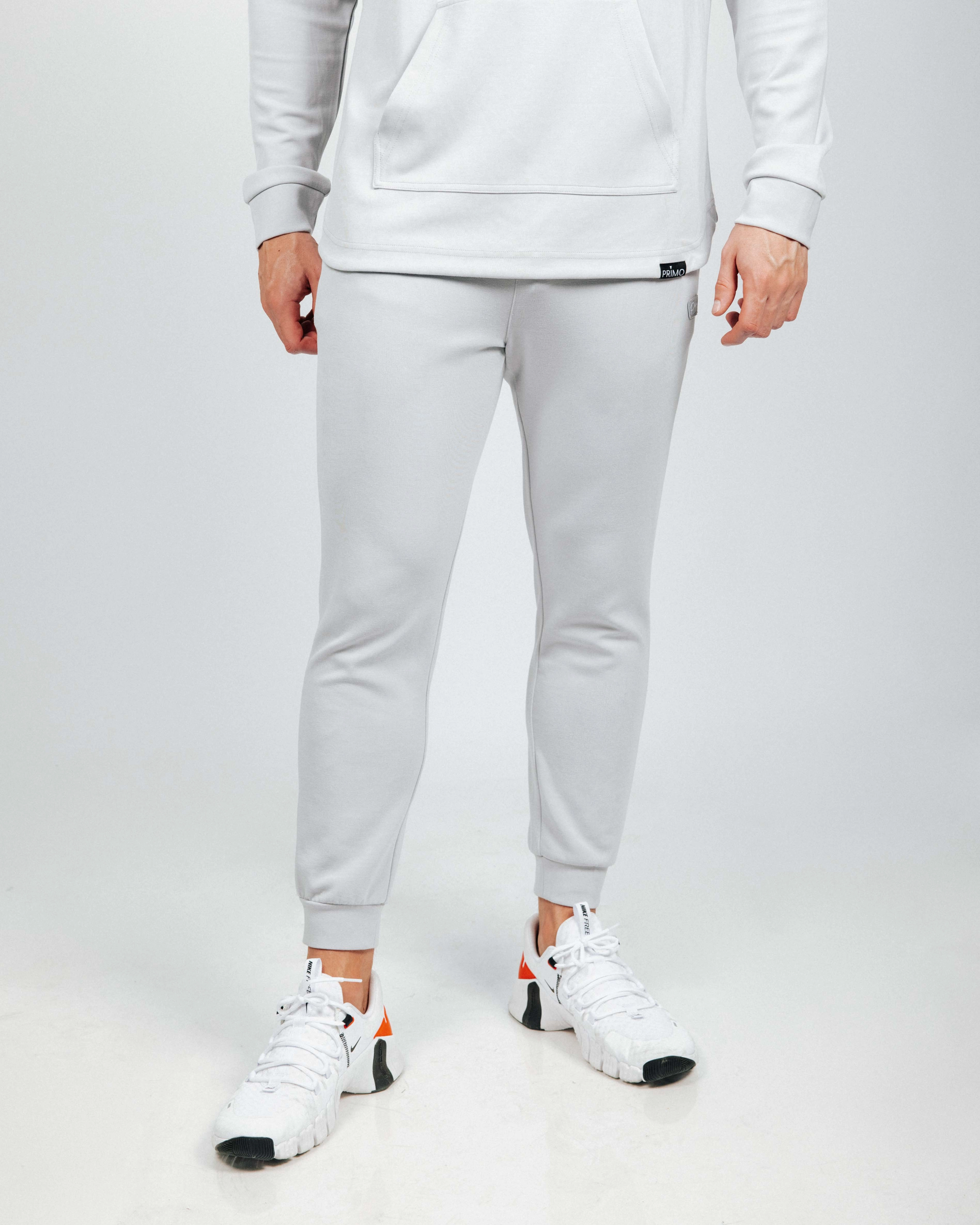 Men's Light Gray Recovery Joggers Knee Articulation Tech