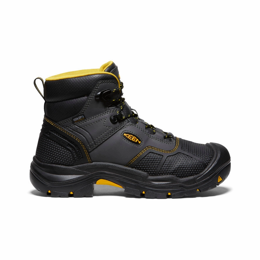 Multi Density Foam Men's Logandale Waterproof Boot (Steel Toe)  |  Raven/Black