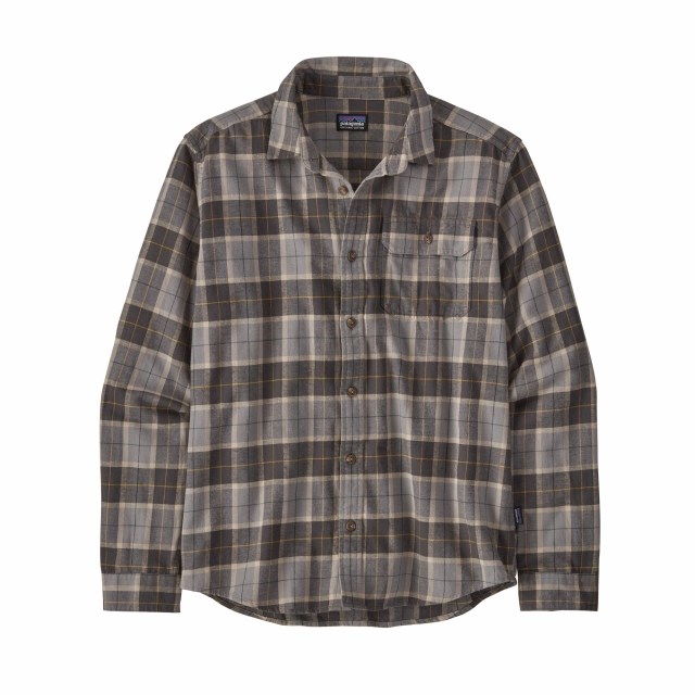 Men's Long-Sleeved Cotton in Conversion Lightweight Fjord Flannel Shirt Quick Dry Technology Smooth Cotton Blend