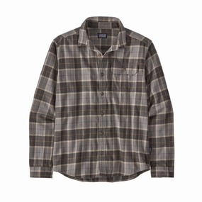Men's Long-Sleeved Cotton in Conversion Lightweight Fjord Flannel Shirt Relaxed Vibe Soft Touch