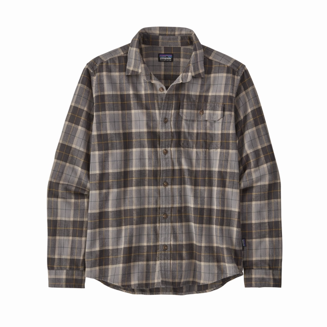 Men's Long-Sleeved Cotton in Conversion Lightweight Fjord Flannel Shirt Durable Material