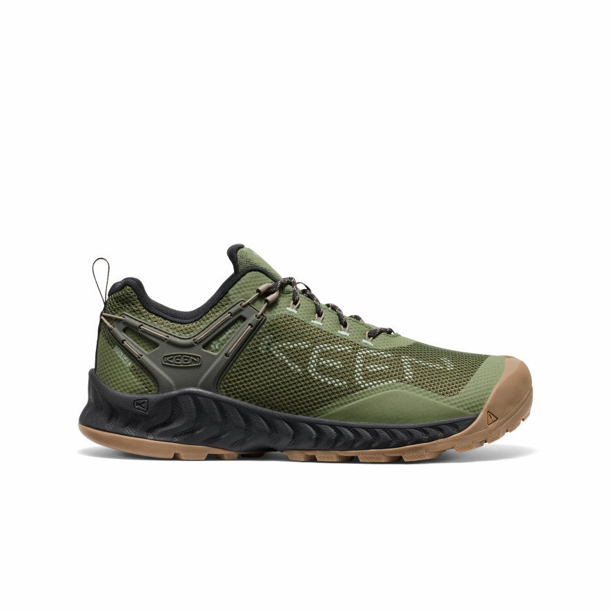 Functional standard fit Men's NXIS EVO Waterproof Shoe  |  Bronze Green/Brindle