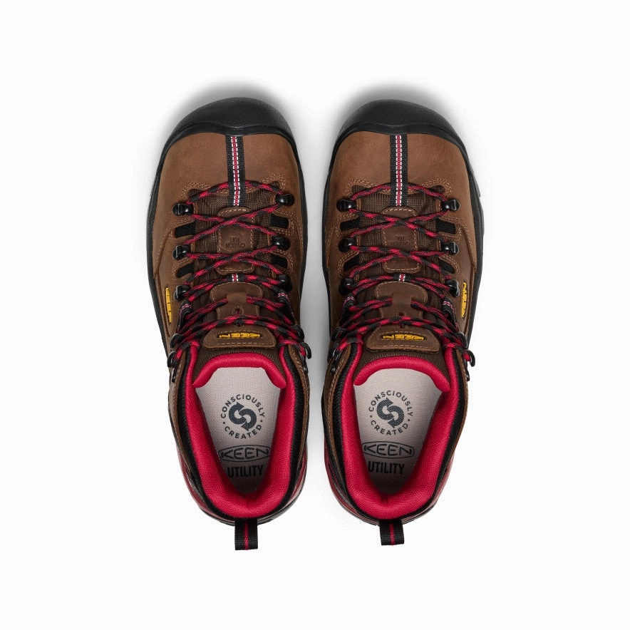 Premium Support Men's Pittsburgh Energy 6" Waterproof Boot (Carbon Toe)  |  Bison/Black