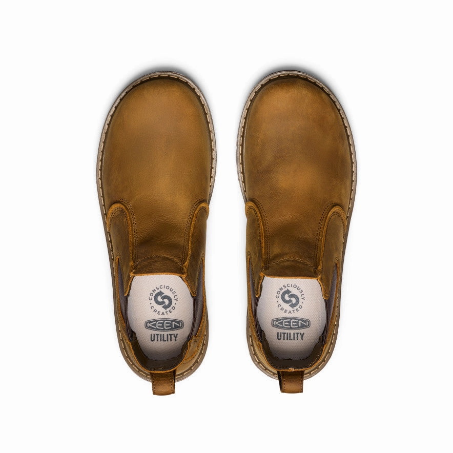 Orthopedic Design Men's San Jose Chelsea 90?? Heel Boot (Soft Toe)  |  Belgian/Gum