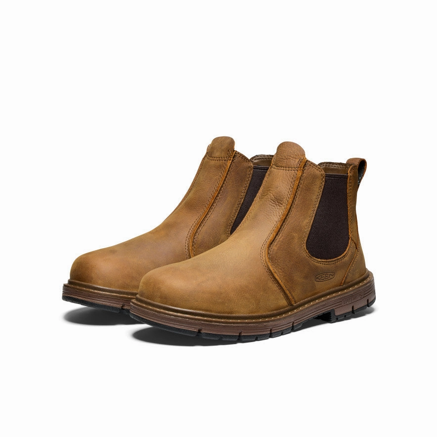 Dry Comfort Men's San Jose Chelsea 90?? Heel Boot (Soft Toe)  |  Belgian/Gum