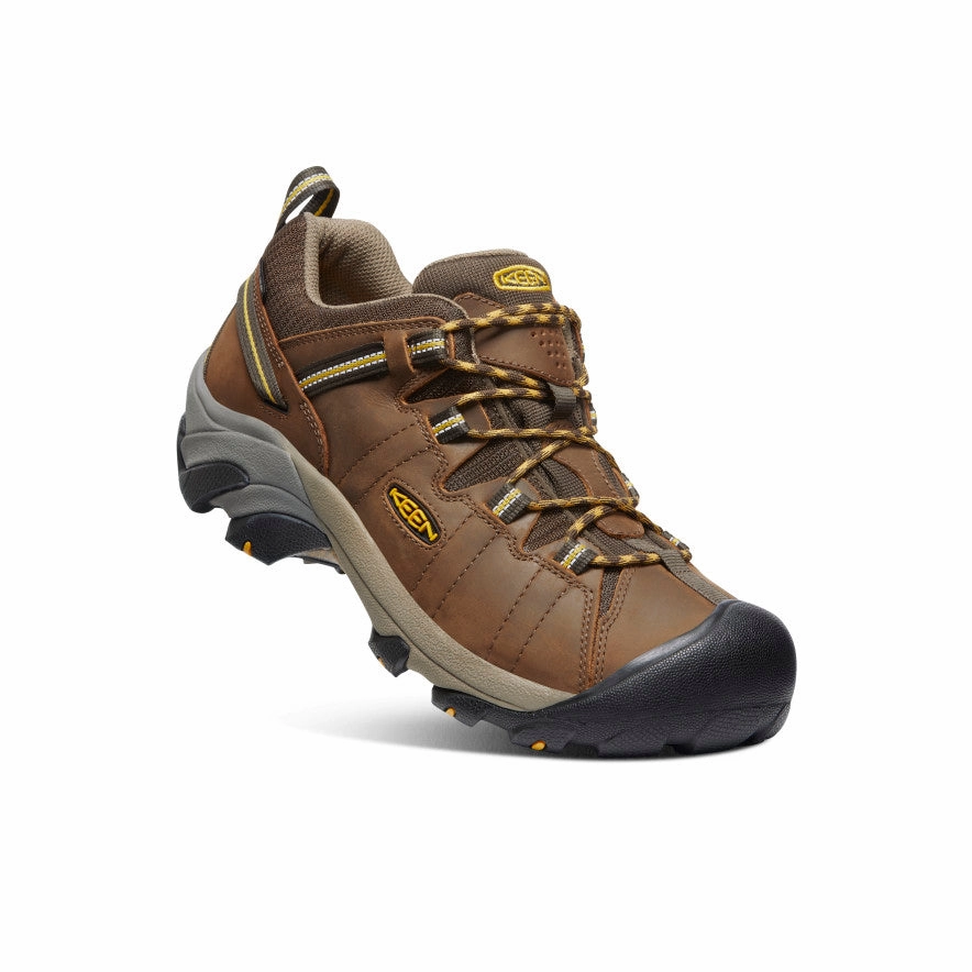 Men's Targhee II Waterproof  |  Cascade Brown/Golden Yellow Soft Interior Traction