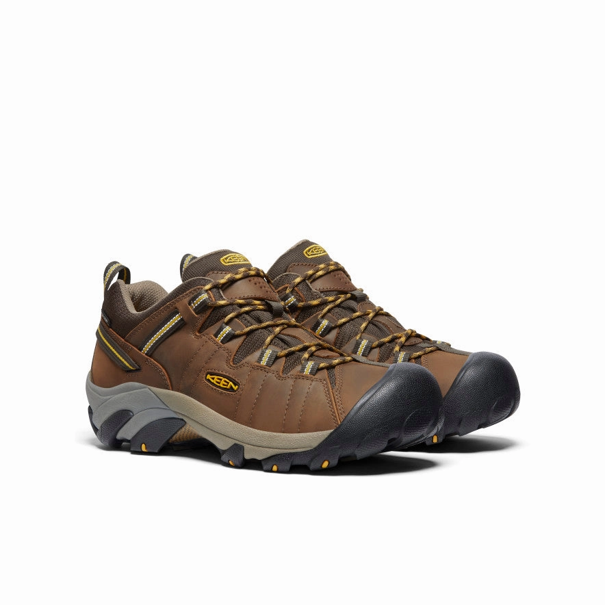 Men's Targhee II Waterproof  |  Cascade Brown/Golden Yellow Mid Top Traction