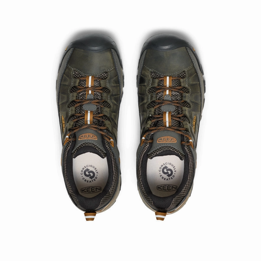 Men's Targhee III Waterproof  |  Black Olive/Golden Brown Lace Up Soft Material