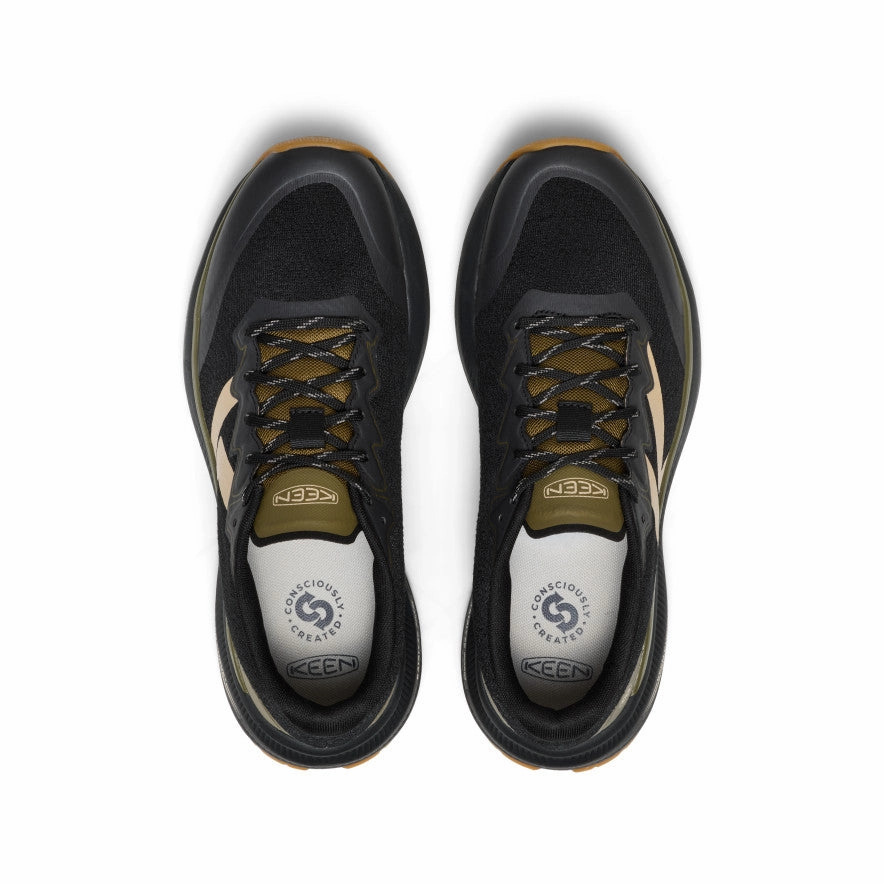 Multi Use Dynamic Fit Men's WK500 Walking Shoe  |  Black/Dark Olive