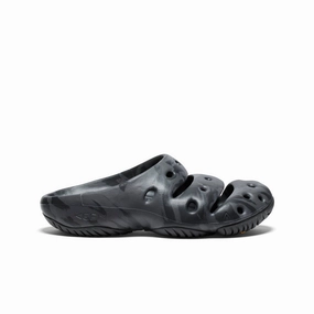 Trendy Flip-flops Camo Mode Men's Yogui Clog  |  Black Marble