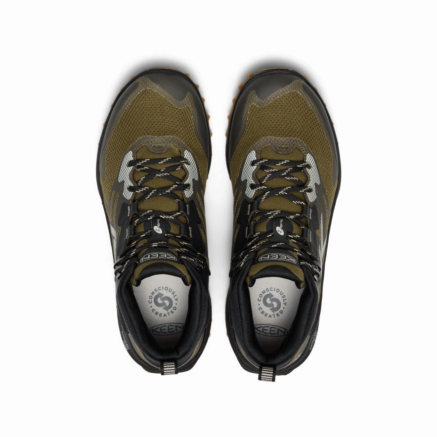 Men's Zionic NXT Waterproof Hiking Boot  |  Dark Olive/Black Biking Trip