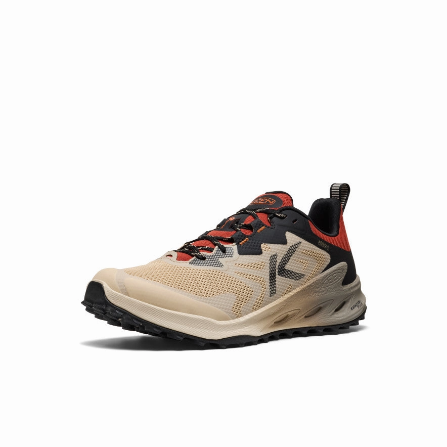 Men's Zionic NXT Waterproof Hiking Shoe  |  Safari/Red Ochre molded