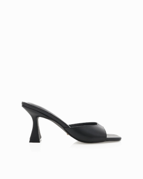 Sleek Heeled Sandals BINITA - BLACK