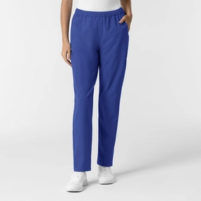 Hygienic Inner Layer NURTUR Women's Slim Leg Scrub Pant - Galaxy Blue