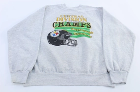 Bright Hue 1994 AFC Champs Pittsburgh Steelers Football Sweatshirt