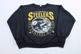 solo wear 90's Pittsburgh Steelers Kordell Stewart Graphic Sweatshirt
