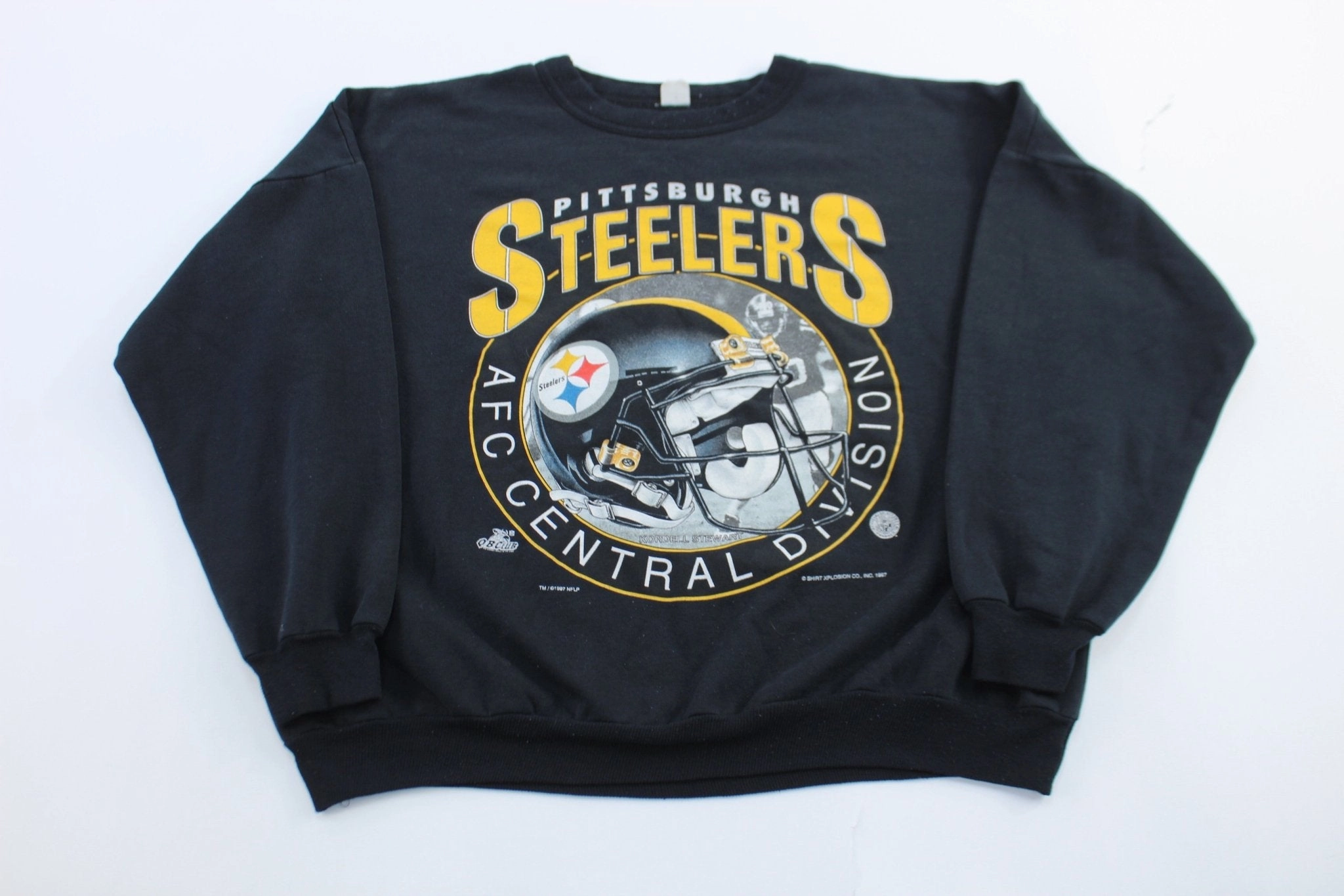 solo wear 90's Pittsburgh Steelers Kordell Stewart Graphic Sweatshirt