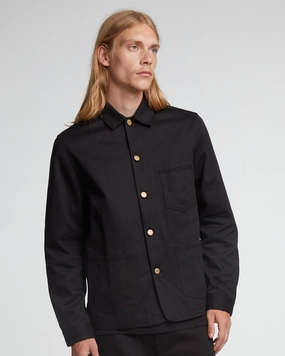 Negotiate Chore Jacket Garage Cotton Black