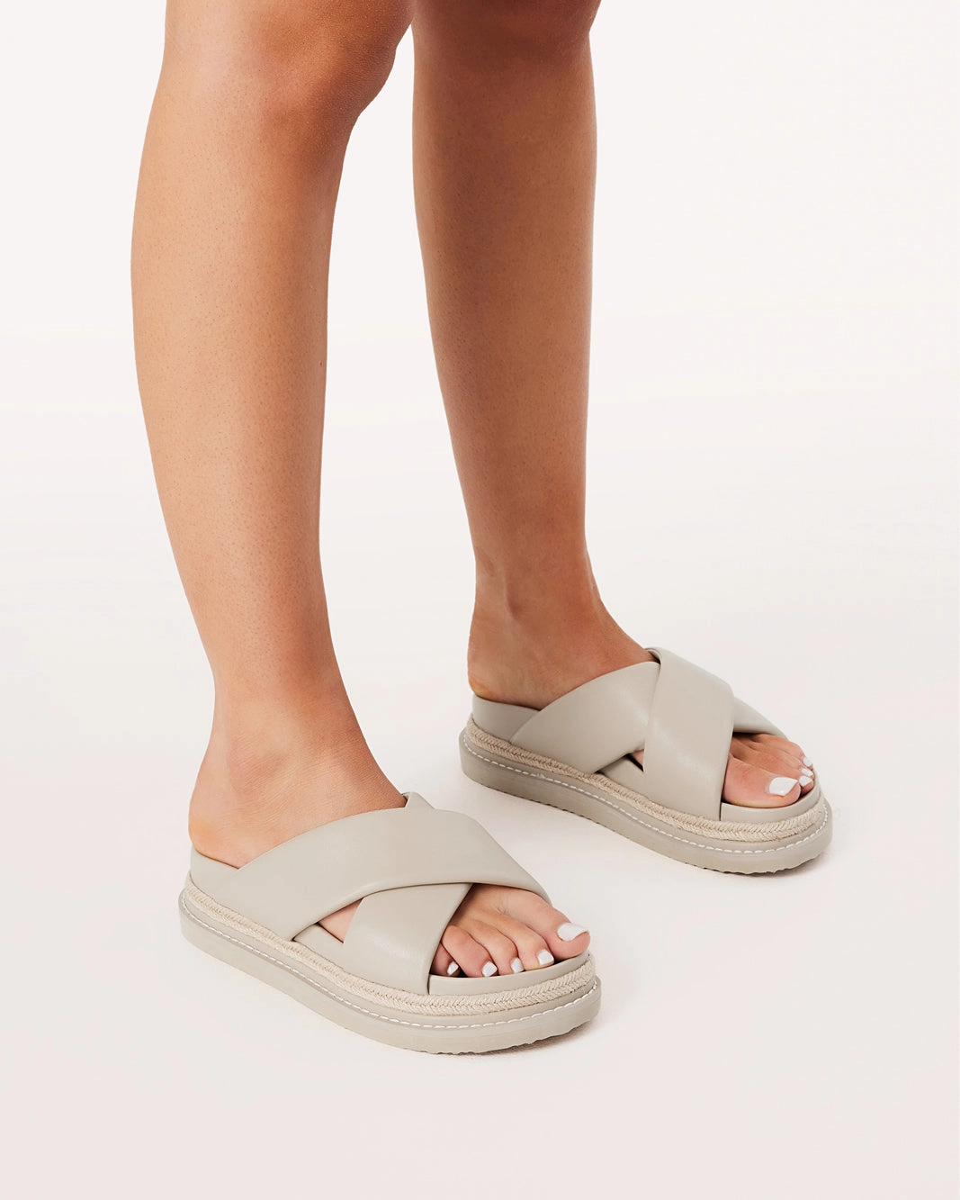 Mesh Lining Soft Sole Shoes ARABEL - STONE