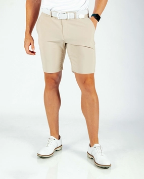 Men's Light Khaki Golf Shorts Slim Layer Board shorts