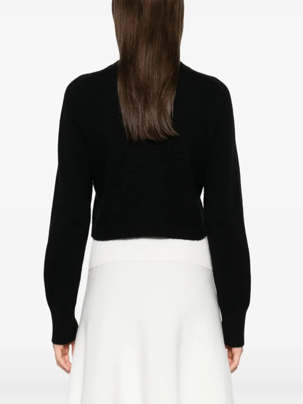 Zephir Cropped Cashmere Cardigan in Black Snug Style