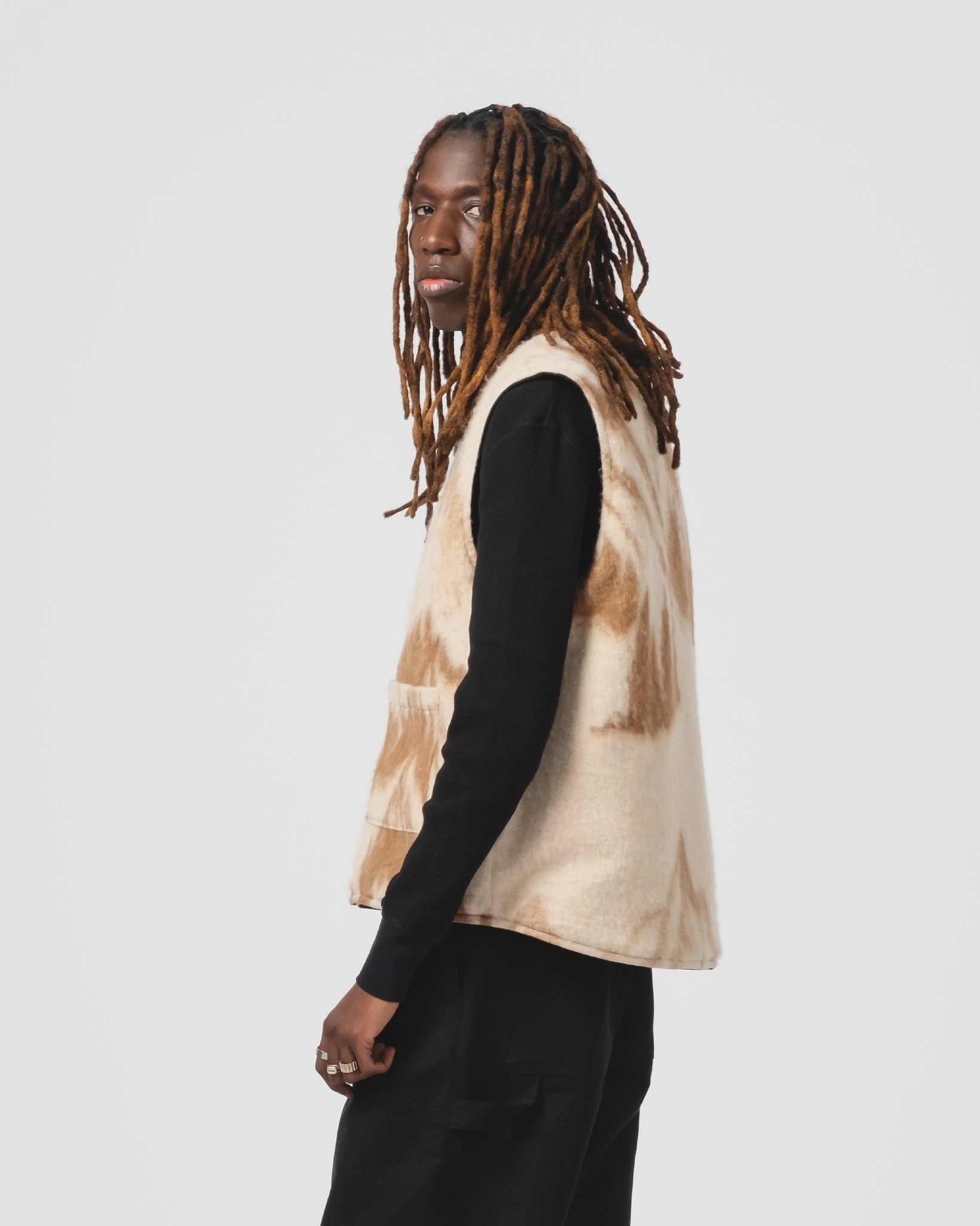 Expose Deck Vest Nebraska Cotton Black