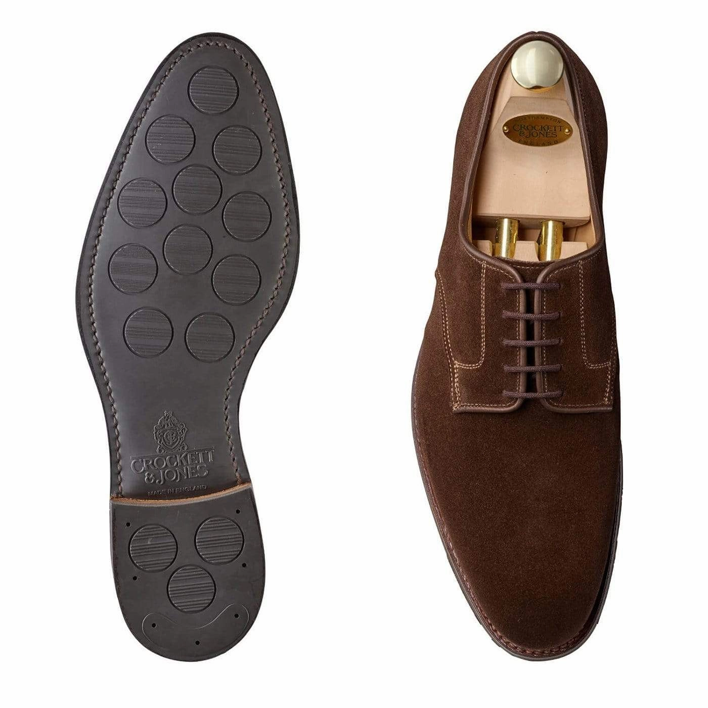 Water resistant upper Daily Comfort Bristol 3 Dark Brown Suede